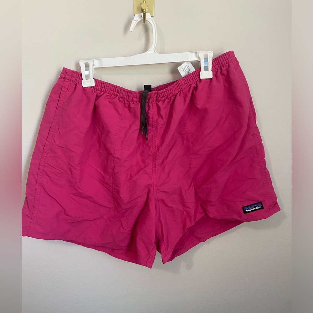 Patagonia bright pink nylon shorts size XL